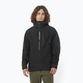 Herren Softshelljacke Salomon Outline 3l GTX tiefschwarz