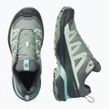 Trekkingschuhe Damen Salomon X Ultra 360 green milieu/uban chic/clearly aqua 12