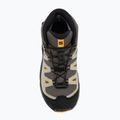 Kinder-Trekking-Schuhe Salomon X Ultra Mid GTX castlerock/schwarz/spicy/senf 5