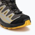 Kinder-Trekking-Schuhe Salomon X Ultra Mid GTX castlerock/schwarz/spicy/senf 7