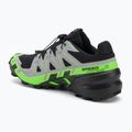 Herren Laufschuhe Salomon Speedcross 6 GTX schwarz/legierung/grüner Gecko 3