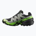 Herren Laufschuhe Salomon Speedcross 6 GTX schwarz/legierung/grüner Gecko 3