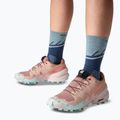 Damen-Laufschuhe Salomon Speedcross 6 Mahagoni Rose/Leises Violett/Eisiges Aqua 9