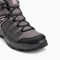 Damen-Trekkingstiefel Salomon Extegra GTX Mid henna/run raisin/mahogany rose 7