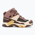 Damen-Trekking-Stiefel Salomon X Ultra 5 MID GTX Wurzelholz / french roast / rattan 2