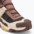 Damen-Trekking-Stiefel Salomon X Ultra 5 MID GTX Wurzelholz / french roast / rattan 7