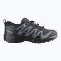 Kinder-Trekking-Schuhe Salomon XA Pro 3D V8 Waterproof schwarz/turbulence/quarry 8