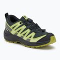 Kinder-Trekking-Schuhe Salomon XA Pro V8 urban chic/schwarz/dunkles Zitrone