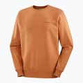 Herren Salomon Logo Crewneck Sweatshirt sierra 5