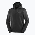 Hoodie Sweatshirt Herren Salomon Logo Full Zip Hoodie deep black 4