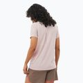 Laufshirt Damen Salomon Sense Aero Tee GFX etherea/neon flame 2