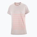 Laufshirt Damen Salomon Sense Aero Tee GFX etherea/neon flame 4