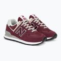 Schuhe  New Balance 574 burgundy 4