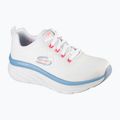 SKECHERS Damen D'Lux Walker Let It Glow weiß/rosa/blau Turnschuhe 11