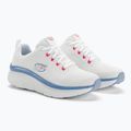 SKECHERS Damen D'Lux Walker Let It Glow weiß/rosa/blau Turnschuhe 4