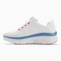 SKECHERS Damen D'Lux Walker Let It Glow weiß/rosa/blau Turnschuhe 10