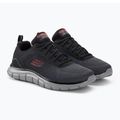 SKECHERS Track Ripkent Herren Trainingsschuhe schwarz/kohle 5