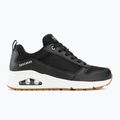 SKECHERS Uno Inside Matters Damen Schuhe schwarz/weiß/mesh 3