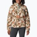 Columbia Damen Helvetia Cropped Half Snap Fleece-Sweatshirt Kreide floriculture 2014561194 4