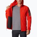 Herren Columbia Tall Heights Kapuzen-Softshell-Jacke rot 1975591839 11