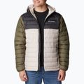 Herren Columbia Powder Lite Hooded Daunenjacke dunkel Stein/Hai/Stein grün