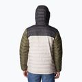 Herren Columbia Powder Lite Hooded Daunenjacke dunkel Stein/Hai/Stein grün 3