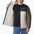Herren Columbia Powder Lite Hooded Daunenjacke dunkel Stein/Hai/Stein grün 5