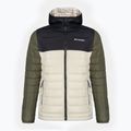 Herren Columbia Powder Lite Hooded Daunenjacke dunkel Stein/Hai/Stein grün 8