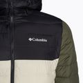 Herren Columbia Powder Lite Hooded Daunenjacke dunkel Stein/Hai/Stein grün 10