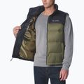 Columbia Bulo Point II Down stone green/shark Herren Trekking Jacke ohne Ärmel 3