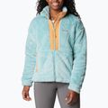 Columbia Boundless Discovery Sherpa Damen-Trekking-Sweatshirt Aqua Dunst/Sonnenuntergang Pfirsich