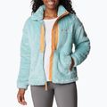 Columbia Boundless Discovery Sherpa Damen-Trekking-Sweatshirt Aqua Dunst/Sonnenuntergang Pfirsich 4
