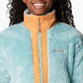 Columbia Boundless Discovery Sherpa Damen-Trekking-Sweatshirt Aqua Dunst/Sonnenuntergang Pfirsich 6