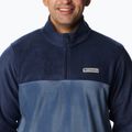 Herren Columbia Steens Mountain Half Zip Sweatshirt ollegiate navy / dark mountain 4