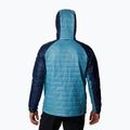 Columbia Platinum Peak Herren Daunenjacke mit Kapuze shasta/collegiate navy 2