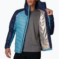 Columbia Platinum Peak Herren Daunenjacke mit Kapuze shasta/collegiate navy 5