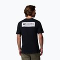 Herren Trekking-T-Shirt Columbia North Cascades black/csc box logo 3
