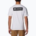 Herren-Trekking-T-Shirt Columbia North Cascades white/csc box logo 2