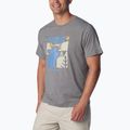 Columbia Herren Sun Trek Short city grau heather/simple gorge Trekking Shirt 2