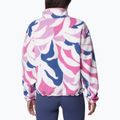 Columbia Damen Helvetia Cropped 1/2 Kosmos floristischer Druck/eve/salmon rose Fleece-Sweatshirt 2