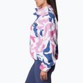 Columbia Damen Helvetia Cropped 1/2 Kosmos floristischer Druck/eve/salmon rose Fleece-Sweatshirt 3
