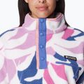 Columbia Damen Helvetia Cropped 1/2 Kosmos floristischer Druck/eve/salmon rose Fleece-Sweatshirt 4