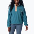 Columbia Helvetia Cropped 1/2 cloudburst/canoe Damen-Fleece-Sweatshirt