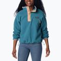 Columbia Helvetia Cropped 1/2 cloudburst/canoe Damen-Fleece-Sweatshirt 4