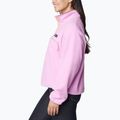 Columbia Helvetia Cropped 1/2 cosmos/salmon rose/fig Damen-Fleece-Sweatshirt 3