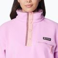 Columbia Helvetia Cropped 1/2 cosmos/salmon rose/fig Damen-Fleece-Sweatshirt 4