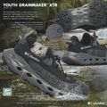 Kinderschuhe Columbia Youth Drainmaker XTR black/pure silver 8