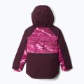 Columbia Mighty Mogul III Print pink ice windblown/ moonvista Kinder Skijacke 2
