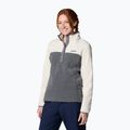 Damen Sweatshirt Hoodie Pullover Columbia Benton Springs 1/2 Snap city grey heather / chelk 4