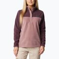 Damen Sweatshirt Hoodie Pullover Columbia Benton Springs 1/2 Snap moonvista / fig
